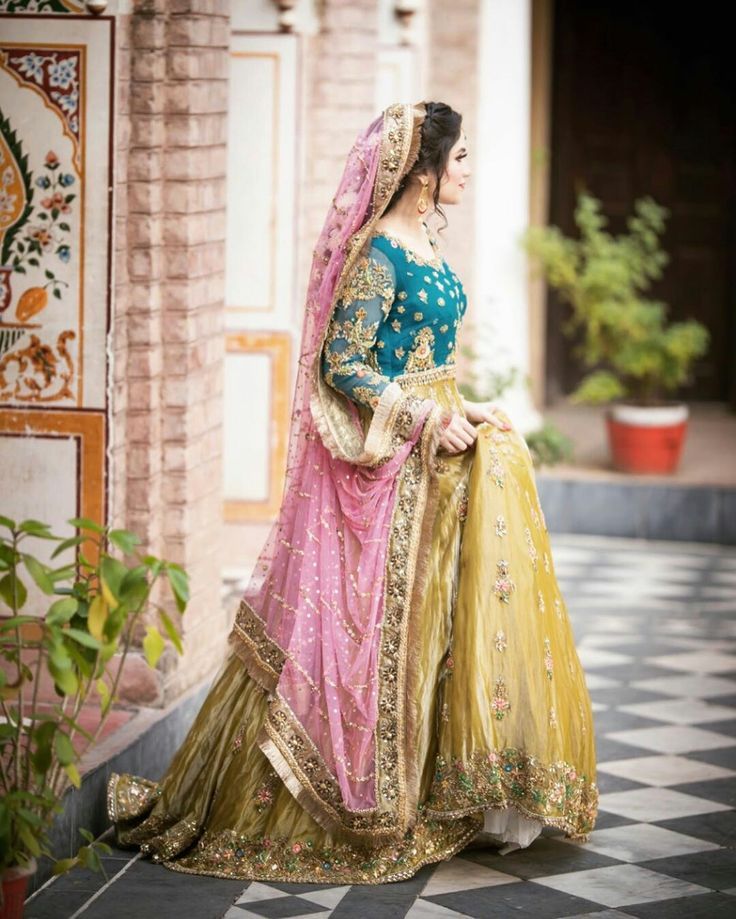 Emerald Green Embroidered Ensemble