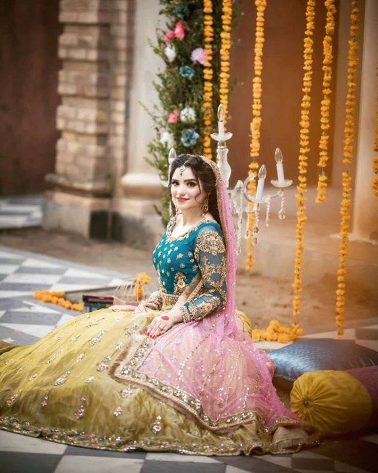 Emerald Green Embroidered Ensemble - Image 2