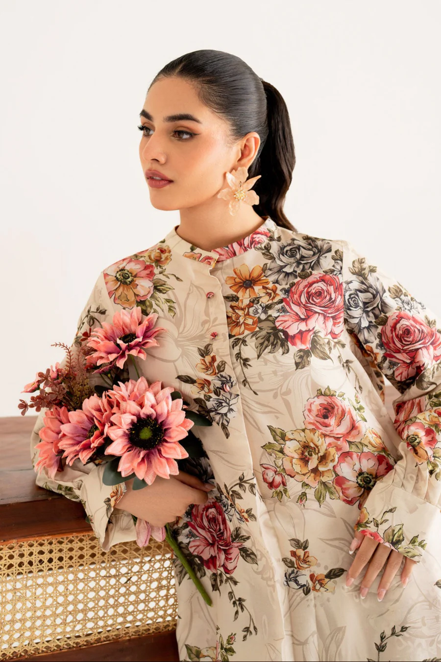 Ethnic Angrakha Style Kurti - Image 2