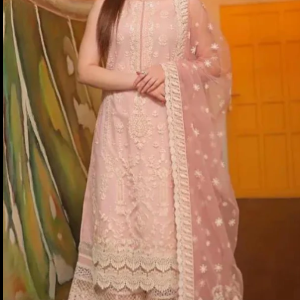 3-Piece Suit With Shirt Dupatta and Trousers