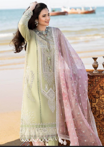 3PC Chicken Kari Lawn Suit - Image 2