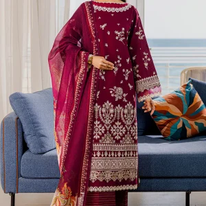 Deluxe Embroidered Three-Piece