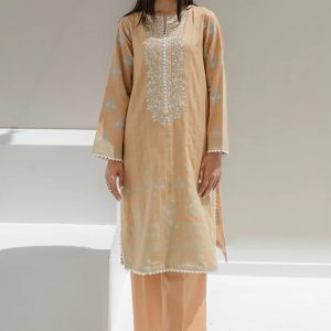 Elegant Embroidered Lawn Dress