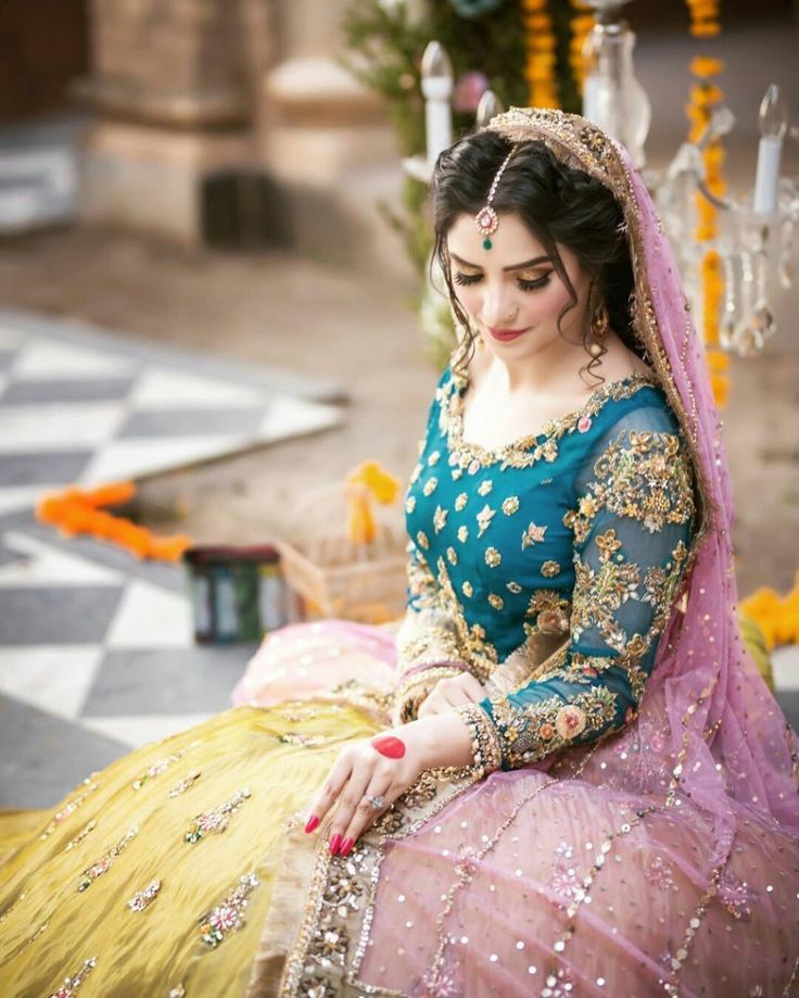 Emerald Green Embroidered Ensemble - Image 3