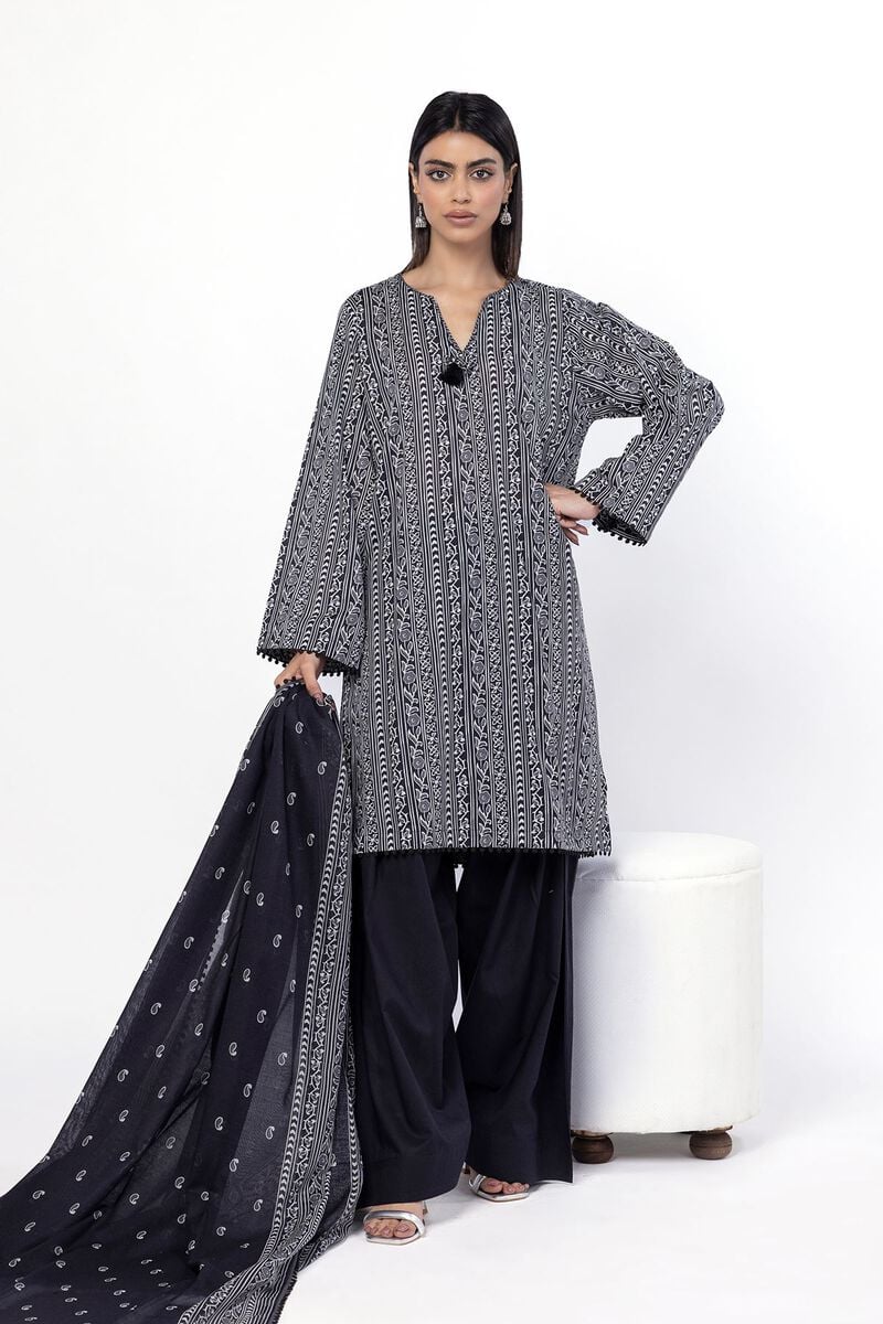 Fresh Leaf Printed Lawn Set